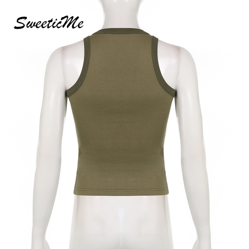 Áo Tank Top In Họa Tiết Cổ Điển Thời Trang Dành Cho Nữ