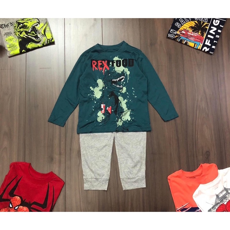 Bộ dài tay bé trai size đại- Bộ dài tay Place siêu đẹp size đại cho bé từ 4-14y