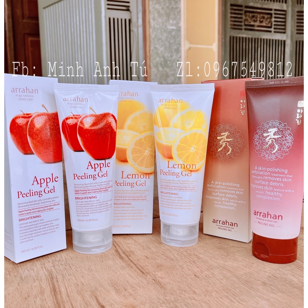 Tẩy Da Chết ARRAHAN Hoa Quả, Thảo Dược Hàn Quốc [HÀNG CHUẨN]