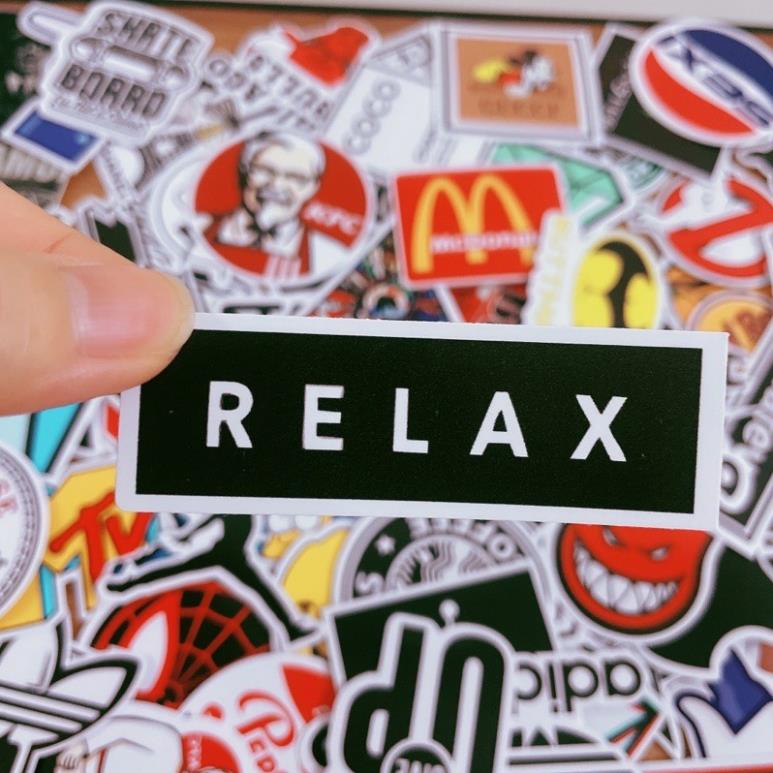 BỘ 100 STICKER CÁ TÍNH SIÊU CUTE TRANG TRÍ ĐIỆN THOẠI/LAPTOP
