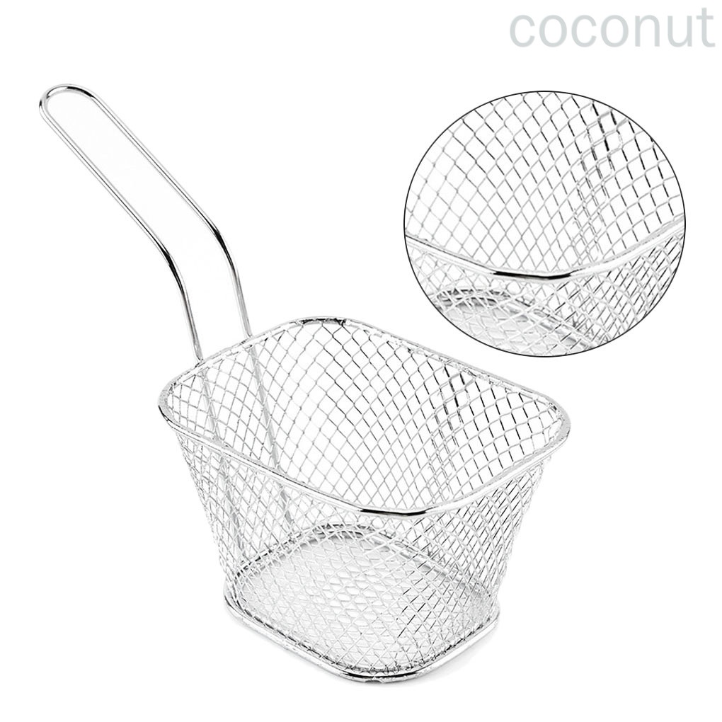 Rổ Chiên Khoai Tây Bằng Thép Không Gỉ