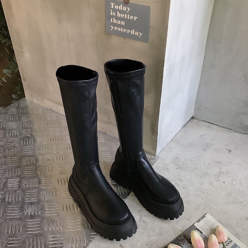 BOOTS da cao cổ đế cao 5,5cm