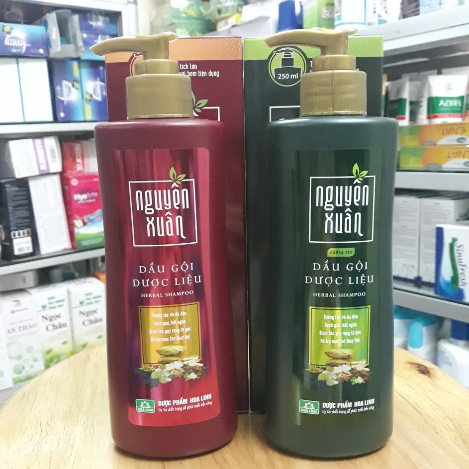 [Hàng Chính Hãng] - Chính hãng - Dầu gội thảo dược Nguyên Xuân chai 250ml - [Giảm Giá]