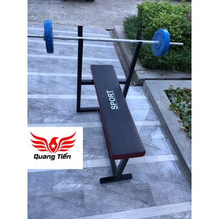 Ghế Tập Gym Đa Năng Tại Nhà, Chịu Lực Tốt, Khung Thép Sơn Tĩnh Điện Ghế đẩy tạ Sport ngang