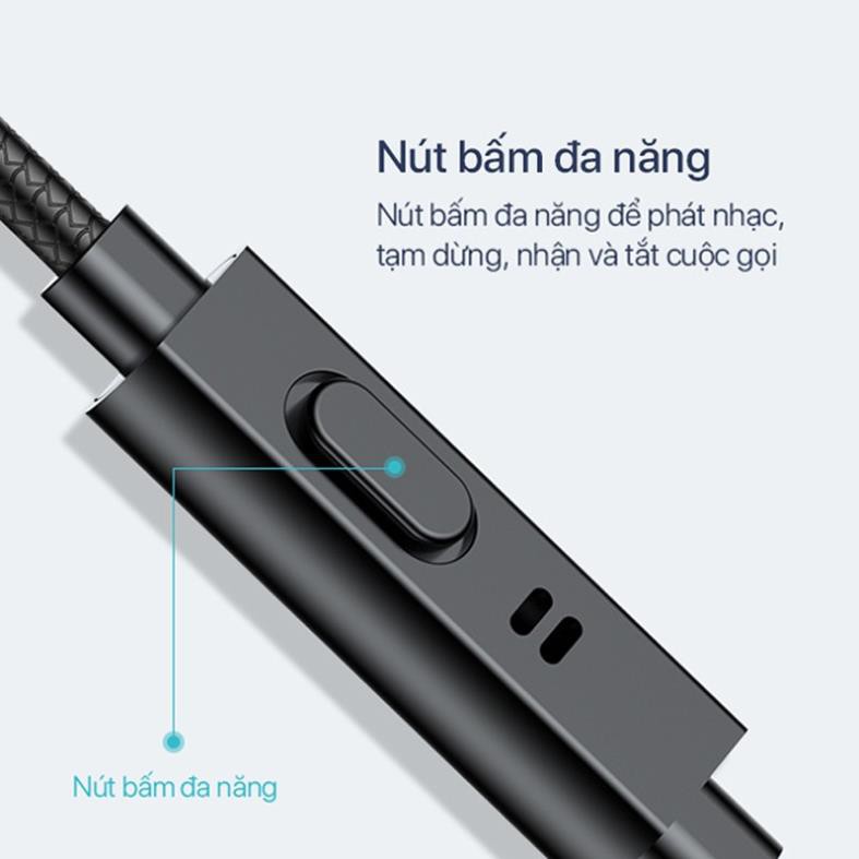 Tai Nghe Nhét Tai ACOME AW03 Jack cắm 3.5mm - Âm Thanh Sắc Nét - Âm Bass Mạnh Mẽ - HÀNG CHÍNH HÃNG