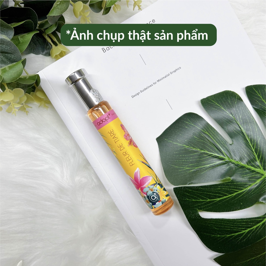 Tặng túi Canvas] Adopt Nước hoa tóc Fleur De Tiaré Hương Thơm Ấm Áp Chai  30ml | Shopee Việt Nam