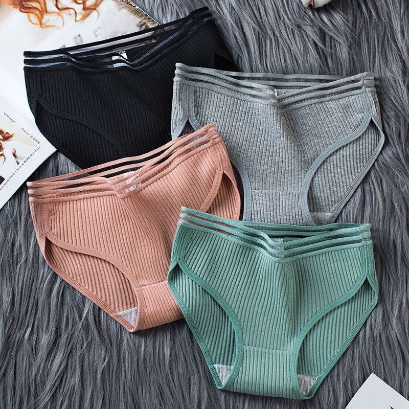 Quần Lót Cotton Tăm Viền Lượn Kháng Khuẩn Xuất Nhật Cao Cấp TOPBRA | BigBuy360 - bigbuy360.vn