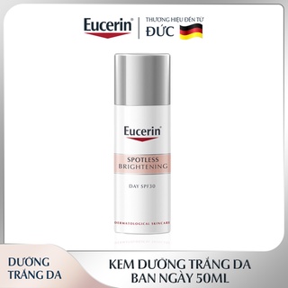 [Tem Chính Hãng]-Kem Dưỡng Làm Trắng Da Ban Ngày/Đêm Eucerin Ultra WHITE & SPOTLESS Day/Night SPF 30/ Night 50ml