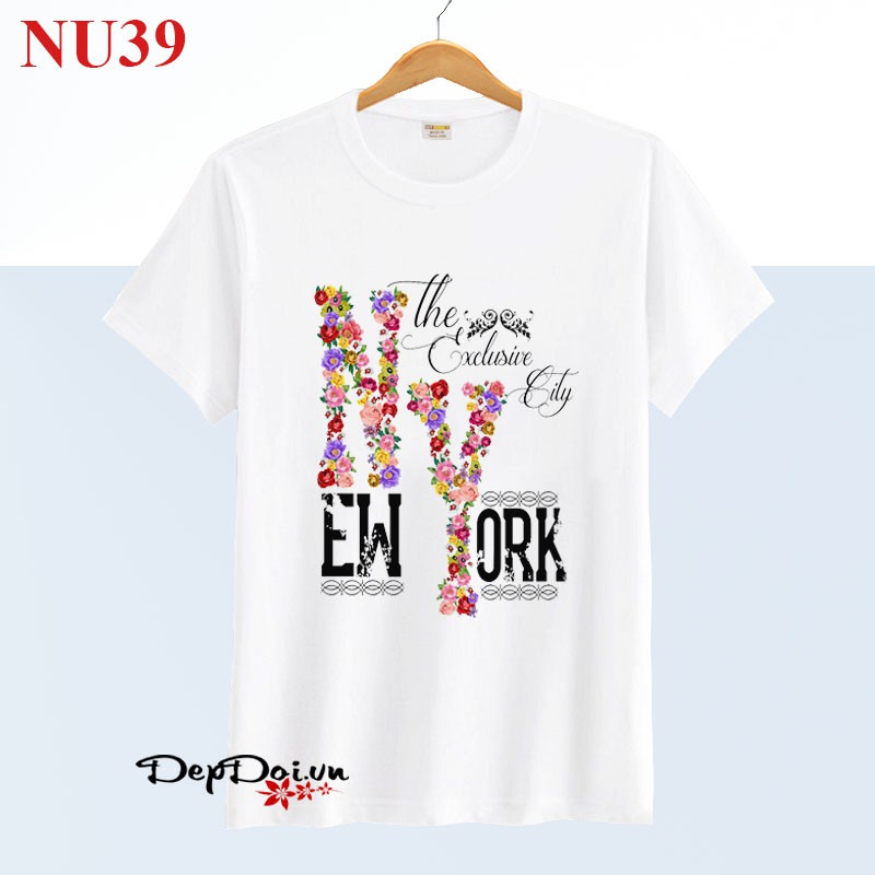 Áo thun nữ The Exclusive New York City NU39 (7 màu)