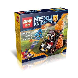 Đồ chơi lắp ráp lego nexo knights xe bắn đá lepin 14009.