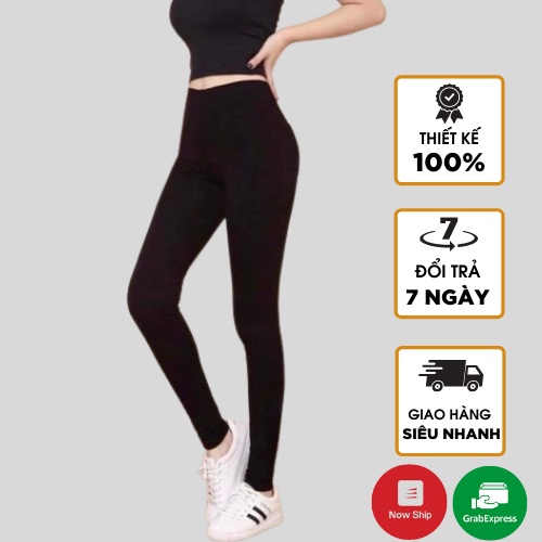 Quần legging nâng mông, quần nâng mông ASOS túi zip chất co dãn mặc nâng mông tôn dáng