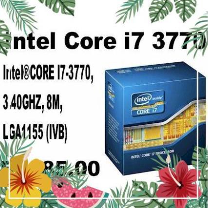 CPU socket 1155, Core I7 3770, i7 3770s, i7 3770T, i7 3770K, i7 2600, i7 2600K, i7 2700K, chip máy tính