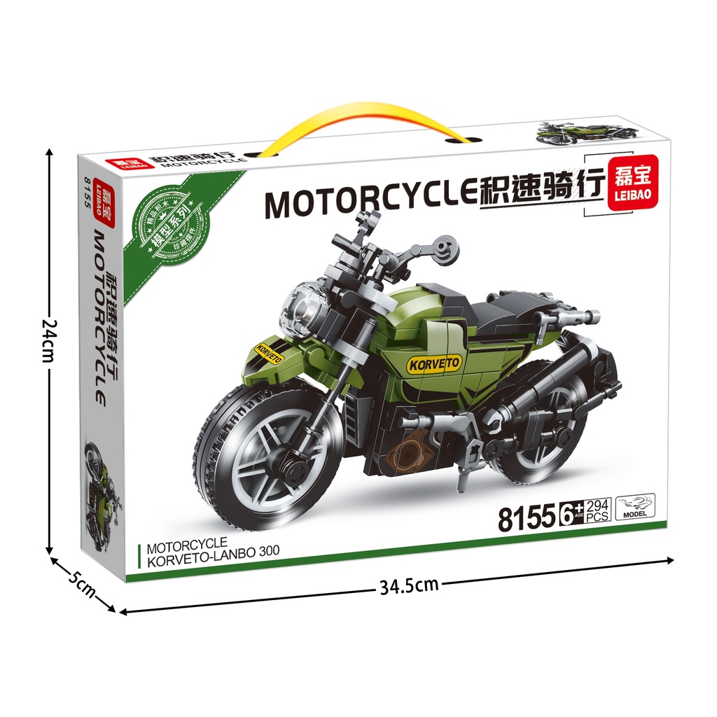 (MớI) Bộ Đồ Chơi LắP RáP Mô Tô LắP RáP DIY Cho Bé