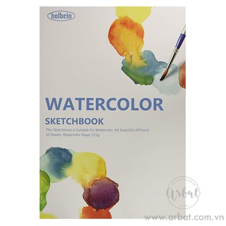 [ARBAT] Sổ vẽ sketchbook màu nước Holbein