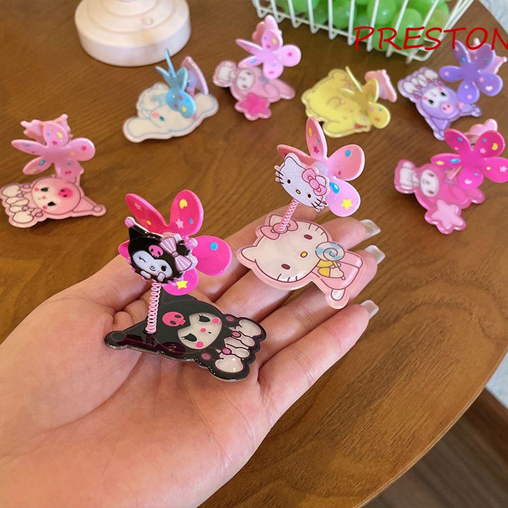 Kẹp Tóc Nhựa Acrylic Hình Cún Kuromi Melody Dễ Thương Phong Cách Hàn Quốc Cho Nữ