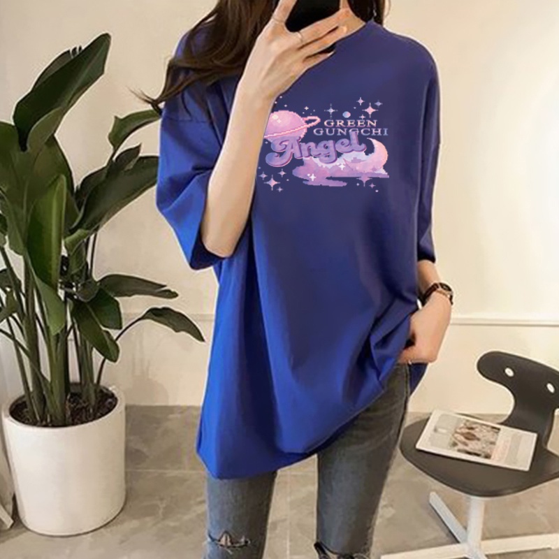 NRVP Áo thun form rộng thời trang hè phong cách Hàn Quốc 2021 trẻ trung cho nữ