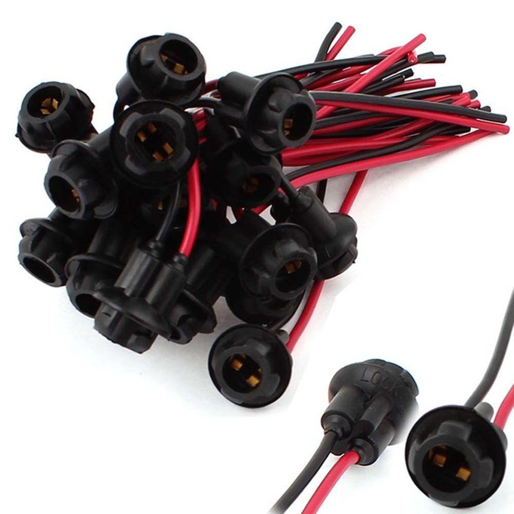 Giá Đỡ Bóng Đèn Pha Tròn W5W Bằng Cao Su Cho Xe Hơi NICKOLAS T10