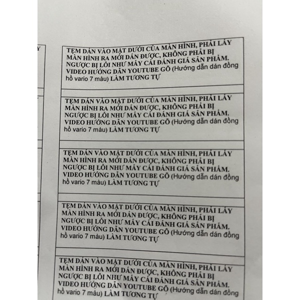 Film đồng hồ Exciter 150 19-20  có 7 màu giao ngẩu nhiên