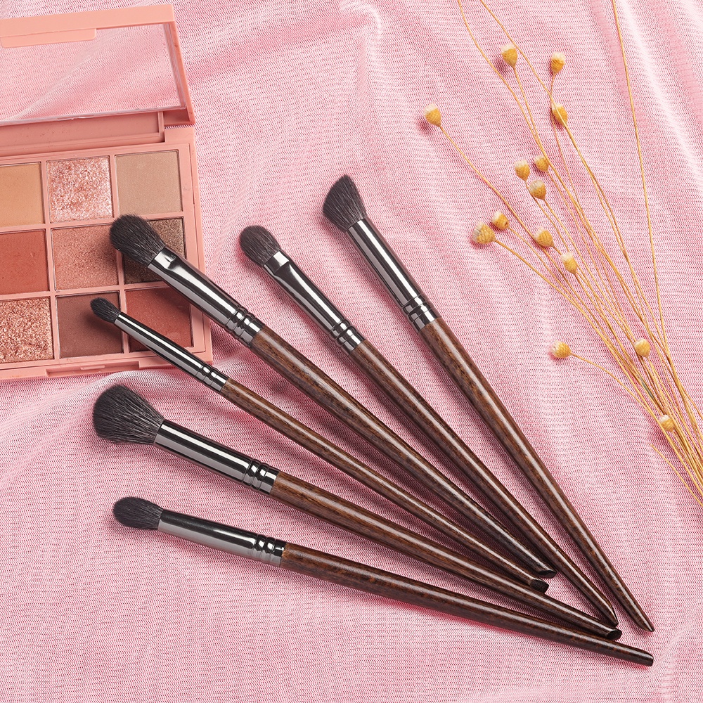 Set 6 cọ trang điểm mắt OVW XQ7810111219 chất liệu lông dê chuyên nghiệp
