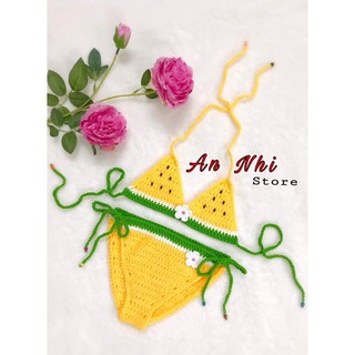 ( HÀNG CÓ SẴN) BỘ BIKINI DƯA HẤU CHO BÉ
