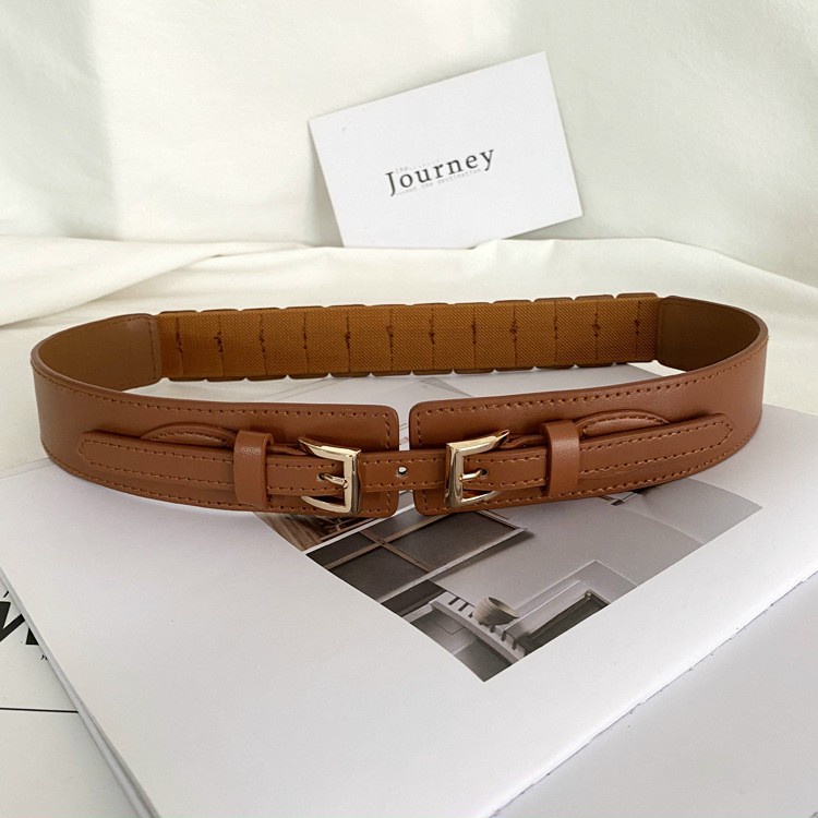 Thắt lưng dây nịt thời trang phong cách châu âu lưng thun co dãn thoải mái