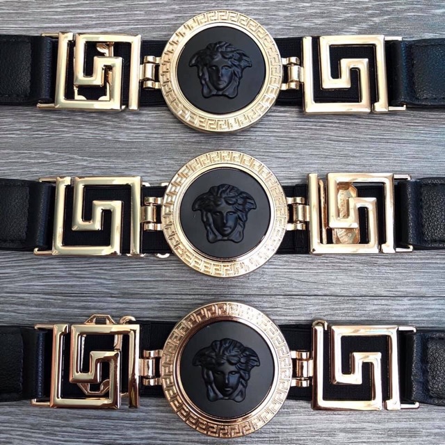 Belt Versace đen( Bảng 3cm)