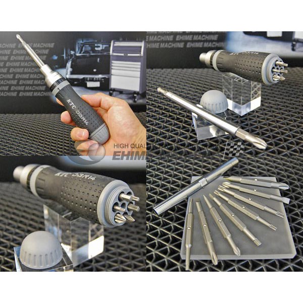 Tô vít nhiều đầu KTC Nhật DBR14 gồm 16 cỡ tô vít, lục giác, hoa thị - Tô vít tự động, đảo chiều NHẬT BẢN
