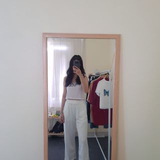 [SẴN] SET QUẦN ỐNG RỘNG +CROPTOP
