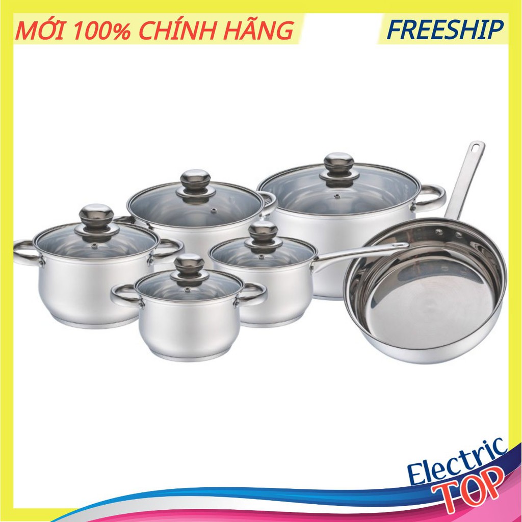 Bộ nồi chảo inox Elmich Komplet EL3112 2353112