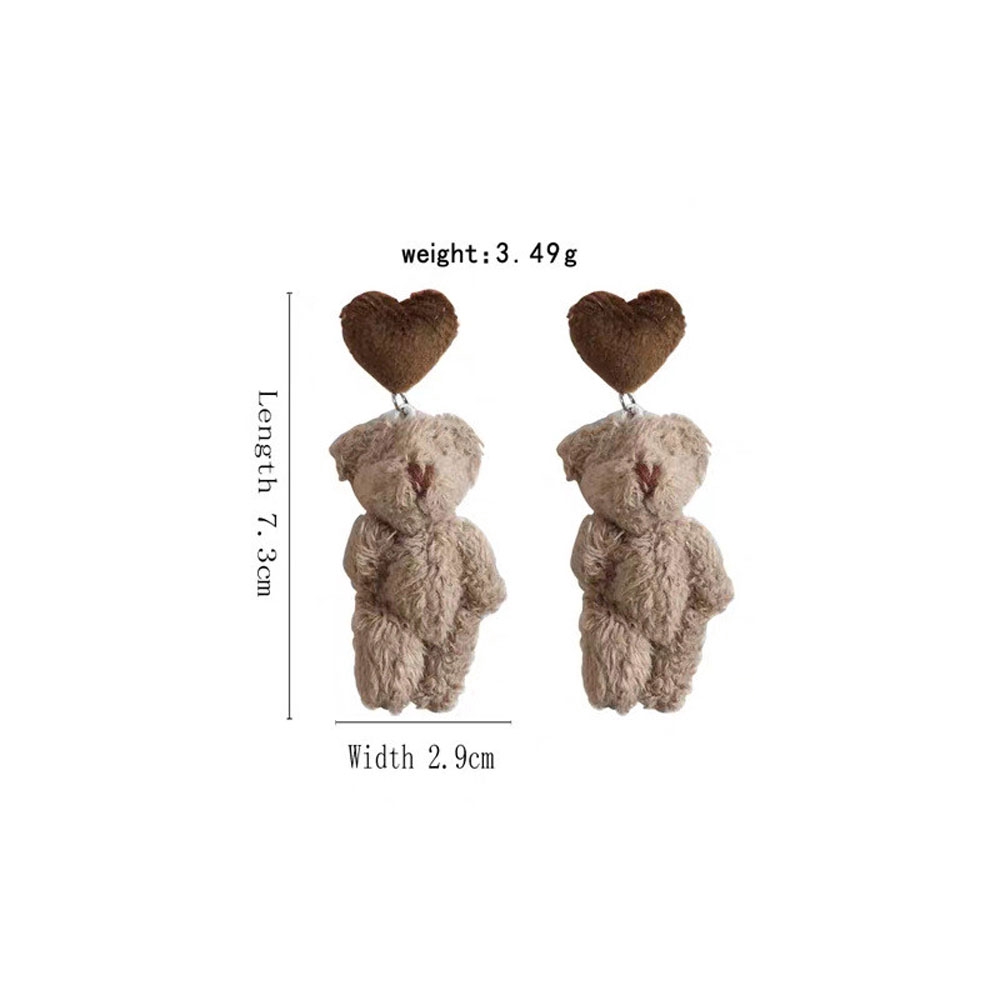 Bông Tai Gấu Teddy Dễ Thương