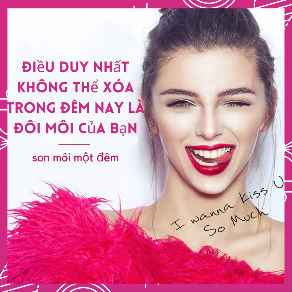 Son môi 4 màu sắc x 0.6g hình trái tim Attack Red Oh my god màu hồng người ngoài hành tinh phong cách Hàn Quốc