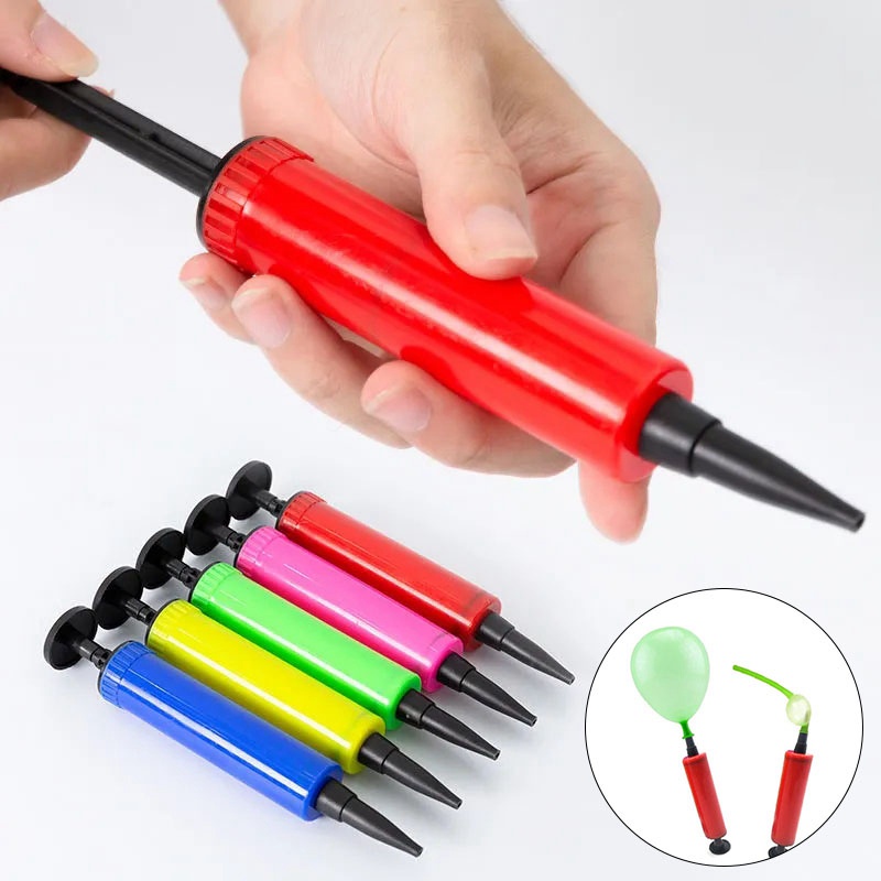 Dụng Cụ Bơm Bong Bóng Mini Cầm Tay Màu Sắc Ngẫu Nhiên