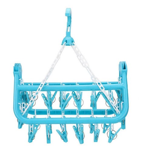 Móc chùm 32 móc phơi quần áo em bé đa năng
