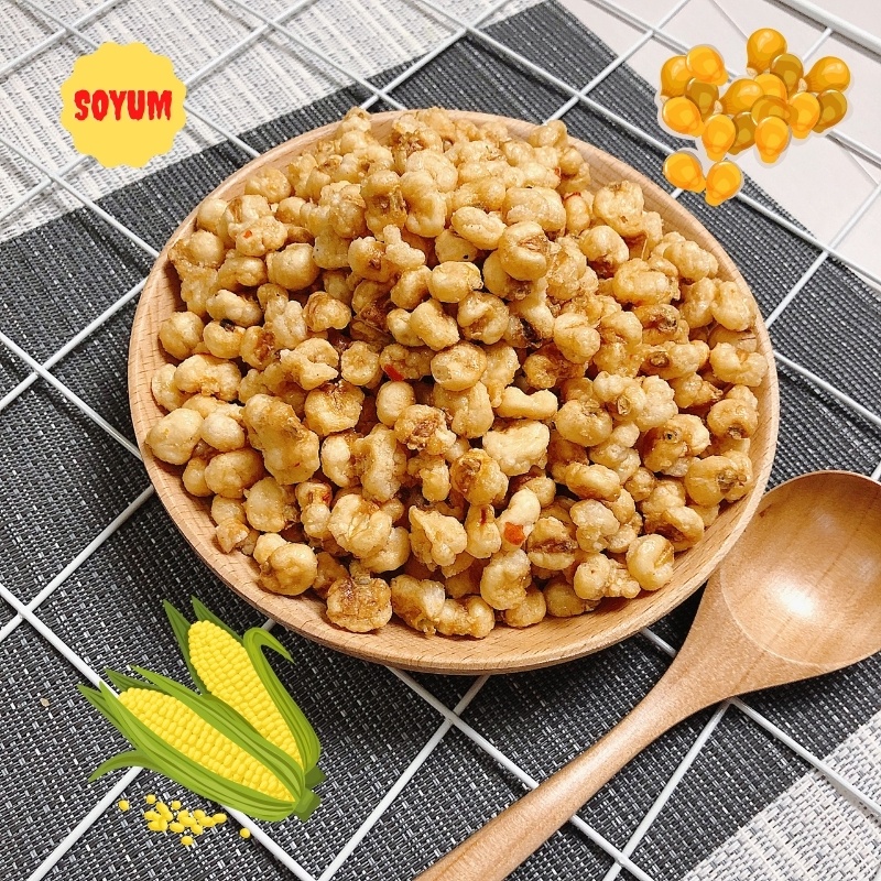 Ngô nếp sấy giòn gói 100g, ăn vặt Soyum vừa ngon vừa rẻ