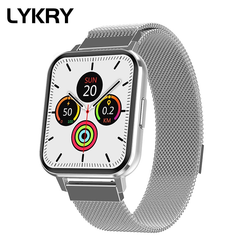 Lykry Smart Watch  DTX HD Screen Waterproof IP68 Sports Multi-Sports Mode Heart Rate Monitor Fitness Tracker 1.78 Inch