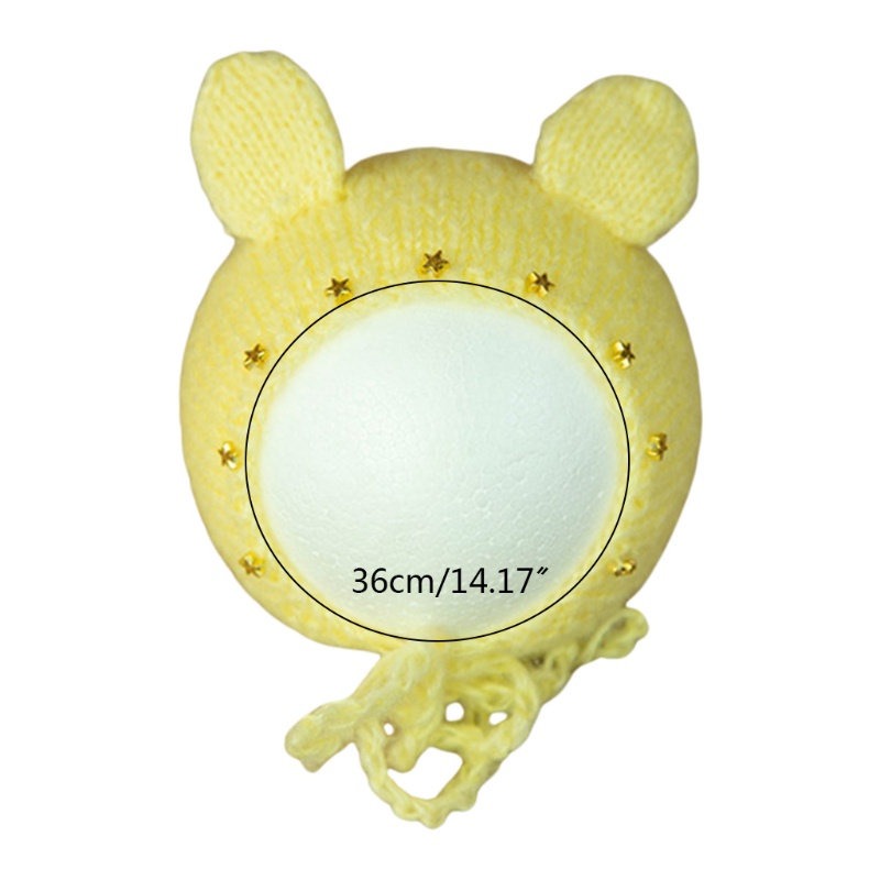 Mũ Đan Len Dễ Thương Dùng Làm Phụ Kiện Chụp Ảnh Cho Bé Sơ Sinh