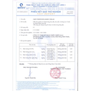 KEM DƯỠNG TRẮNG DA BODY KALI