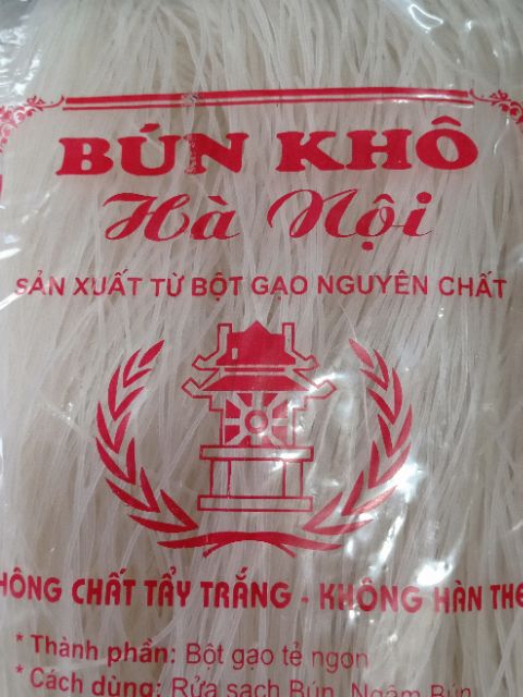 Bún khô , phở khô hà nội gói 500g.