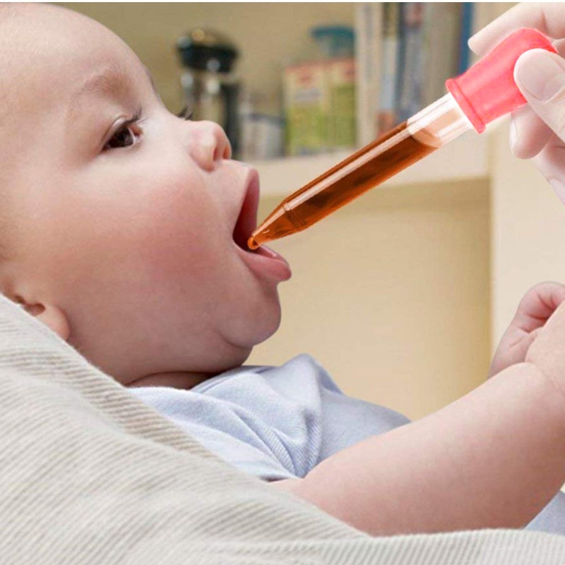 Ống Nhỏ Giọt Cho Bé Uống Thuốc 5ml / 5ml Bằng Silicone