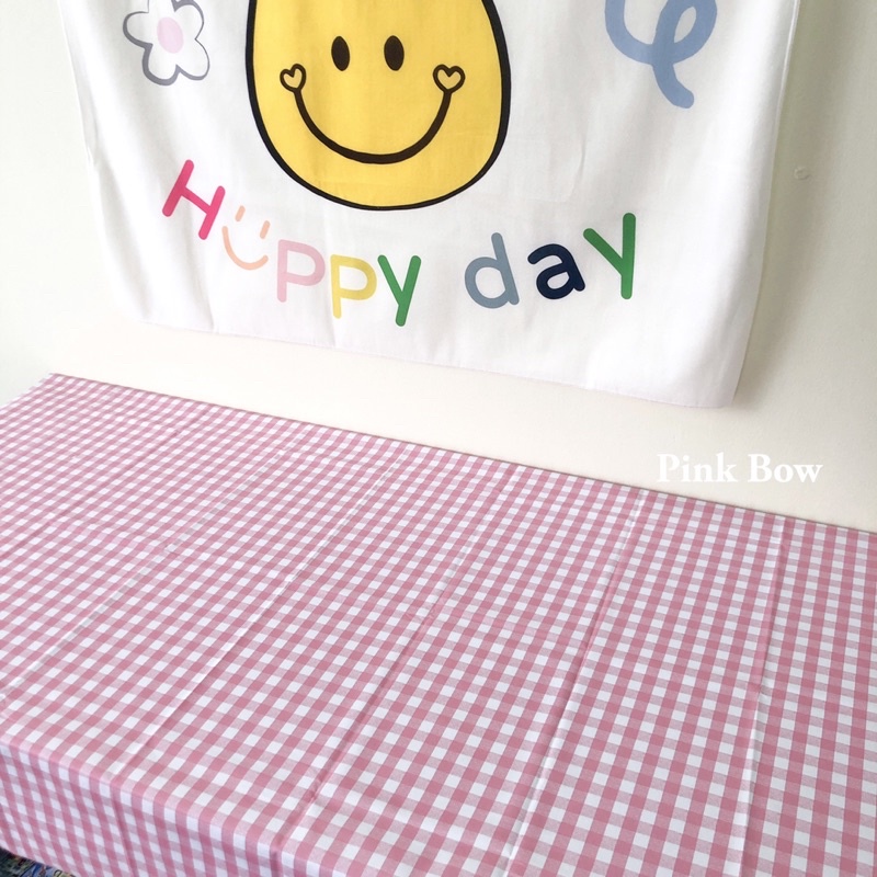 Thảm/ Khăn trải bàn nhựa pvc chống thấm dễ lau chùi đủ màu sắc Pastel/ Vintage kiểu dáng Châu Âu, Hàn Quốc
