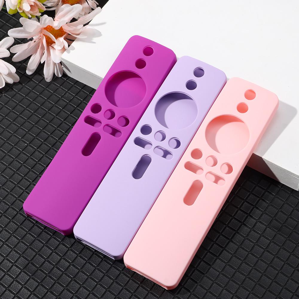 Vỏ Bọc Điều Khiển Từ Xa Bằng Silicon Mềm Màu Trơn Cho Xiaomi Box S / 4X TV Stick Xiaomi Mi Box S / 4X