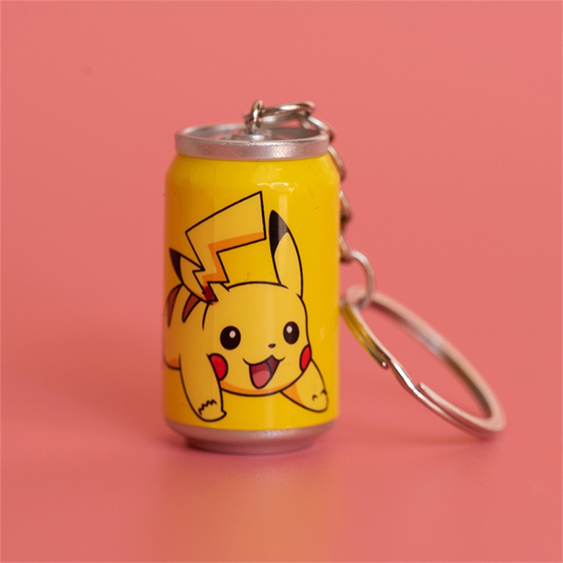 Móc Chìa Khóa Lọ Họa Tiết Hoạt Hình Pokemon Dễ Thương