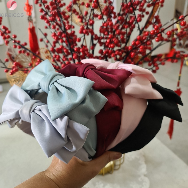 Băng Đô Cài Tóc Cài Nơ Gọng Bọc Vải Cao Cấp Bản To Phong Cách Hàn Quốc Cho Nữ Hot Trend Mùa Hè Đi Biển Du Lịch