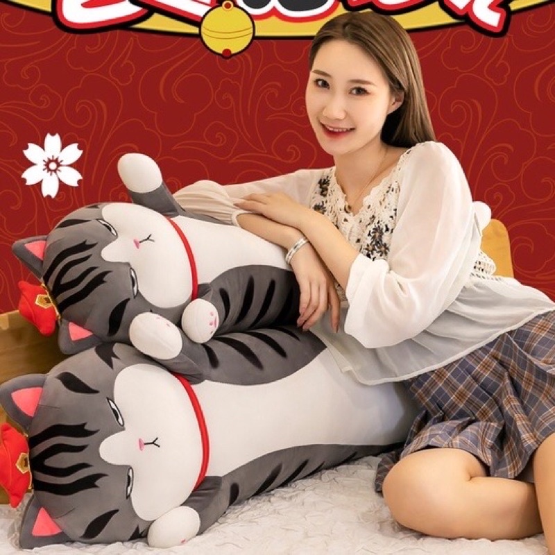 Gấu bông Mèo Hoàng Thượng Đứng - Gối Ôm Mèo Hoàng Thượng cute