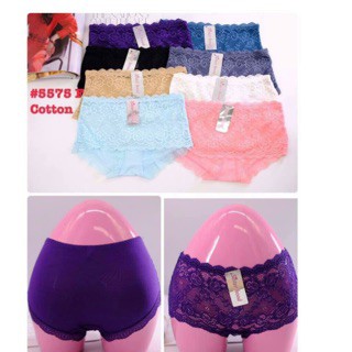 Quần lót nữ, chip cotton ren trước gen bụng cao Thái Lan Sisterhood 5575 - angel.bra