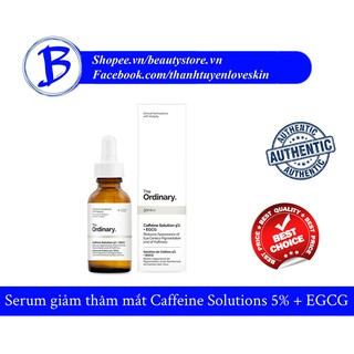 Serum giảm thâm mắt Caffeine Solutions 5% + EGCG The Ordinary 30ml