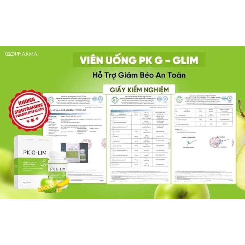 [CHÍNH HÃNG] Giảm cân táo PK GLim Dr Lacir