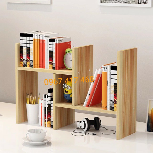 Kệ để bàn mini, kệ sách để bàn decor, tab kệ mini, Kệ Sách Gỗ để bàn làm việc, kệ sách để bàn học, kệ sách mini lắp ghép