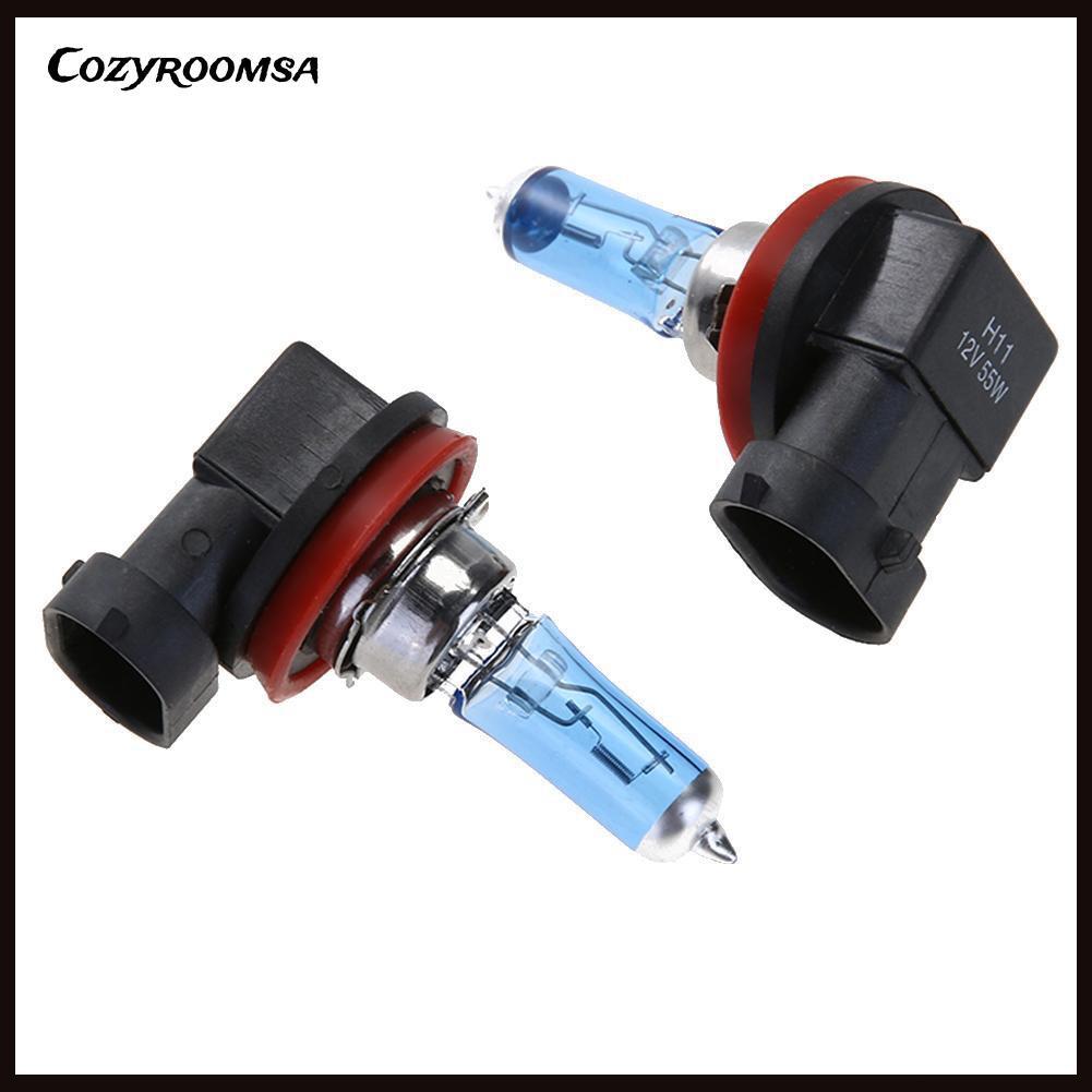 Set 2 Bóng Đèn Pha H11 12v 55w Chuyên Dụng Cho Xe Hơi