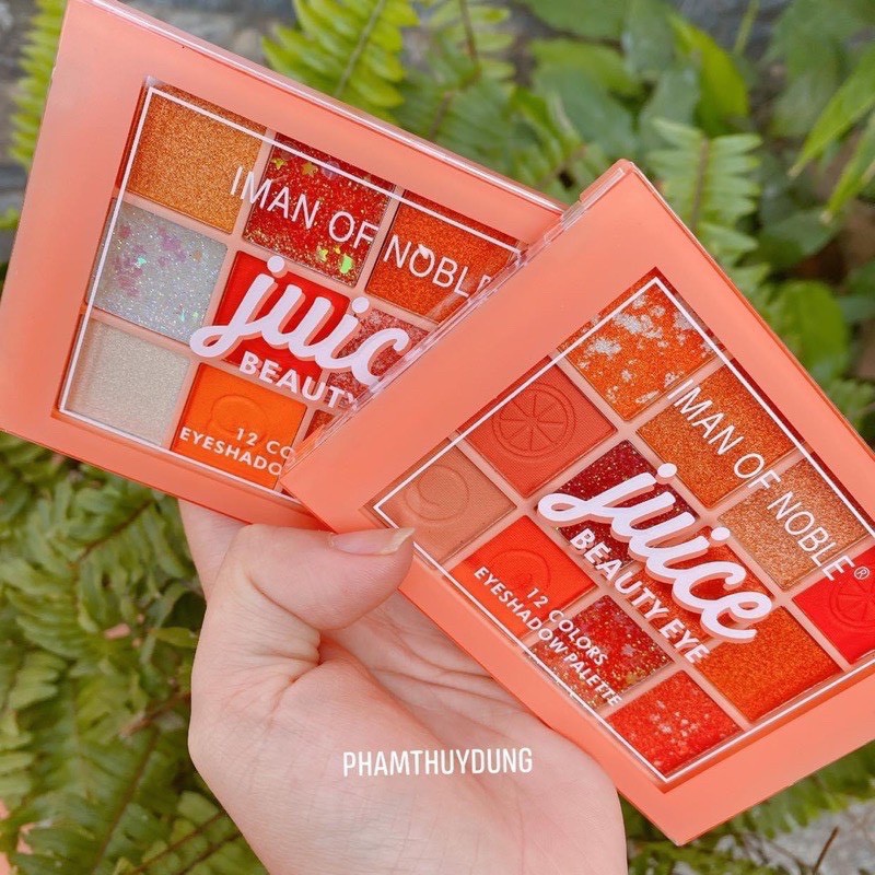 Bảng phấn mắt Iman Juice Beauty Eye, Bảng phấn mắt 12 màu